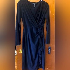 Chaps Navy Dress